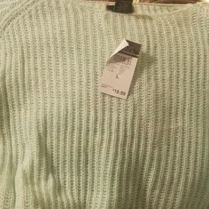 Mint green sweater